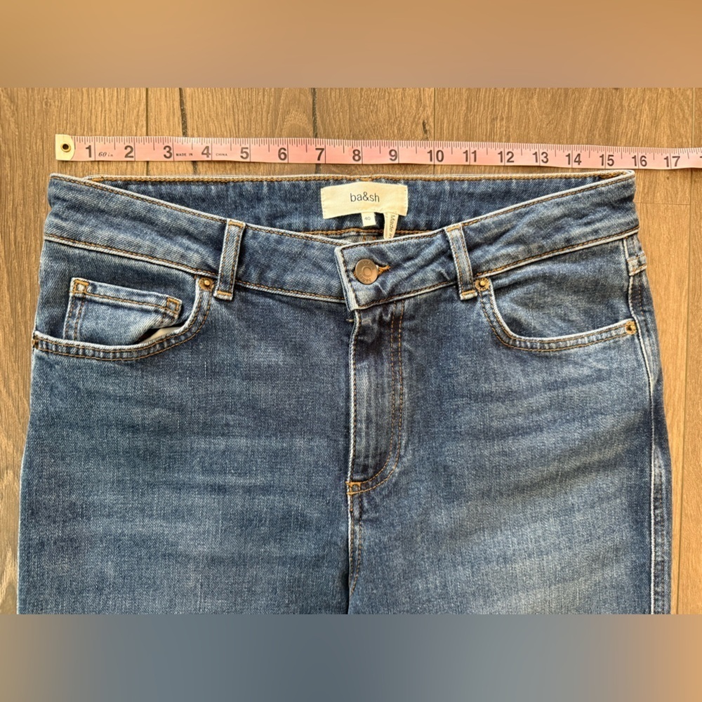 BA&SH Venise Jeans Size 40 US 8 - Picture 10 of 13